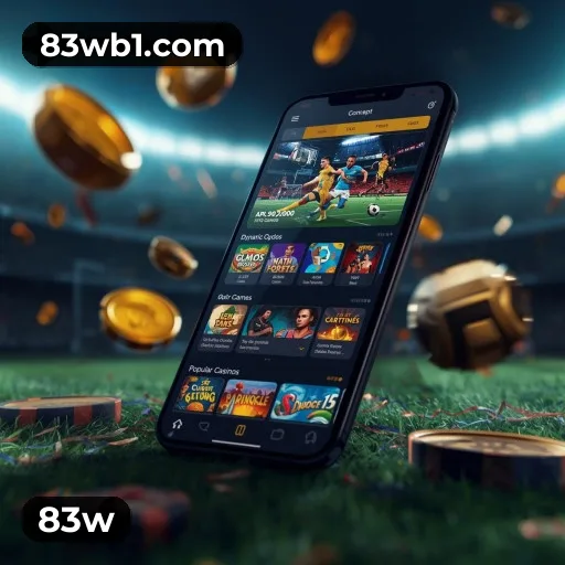 Aplicativo móvel 83w para iOS e Android